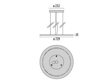 FL ROUND 777 PL - LED pendant lamp by PERFORMANCE iN LIGHTING - view 3
